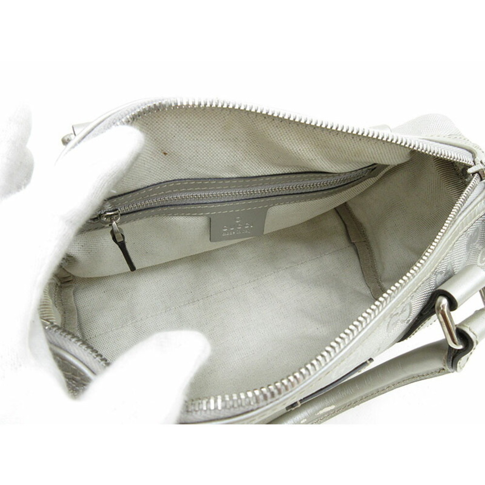 Gucci Gg Implement Mini Handbag Silver - image 8